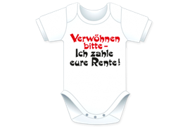 Verwöhnen Rente Body - Grösse 62/68