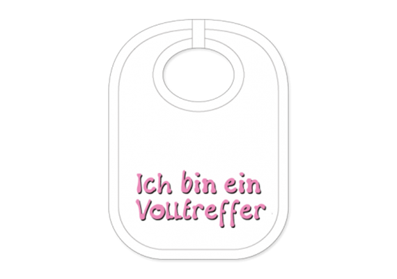 Volltreffer Babylatz - Textilfarbe weiss | Bild 1