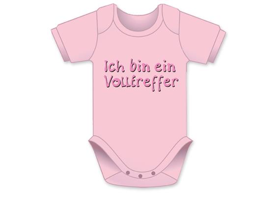 Volltreffer rosa Body - Grösse 62/68