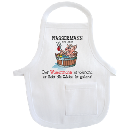 Wassermann Sternzeichen Mini-Schürze