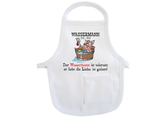 Wassermann Sternzeichen Mini-Schürze