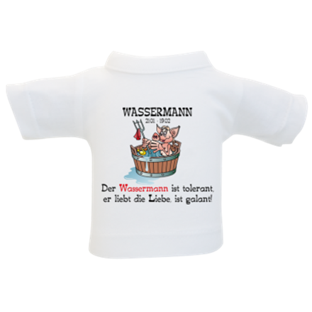 Wassermann Sternzeichen Mini-T-Shirt
