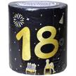 WC-Papier 18. Geburtstag schwarz | Bild 1