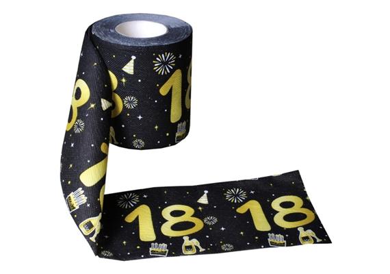 WC-Papier 18. Geburtstag schwarz | Bild 2