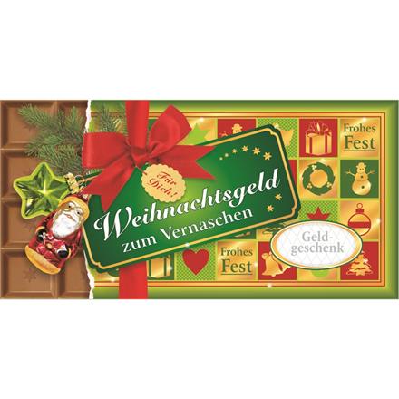 Weihnachtsgeld Vernaschen XXL Gutscheincouvert