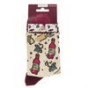 Wein Socken (36/42)