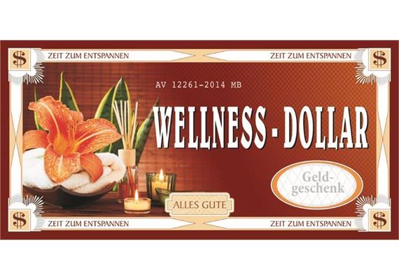 Wellness Dollar XXL Gutscheincouvert | Bild 1
