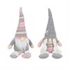 Wichtel Kantenhocker rosa/grau (25 cm)