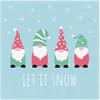 Wichtel Snow Serviette
