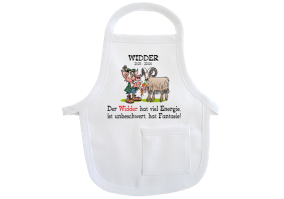 Widder Sternzeichen Mini-Schürze