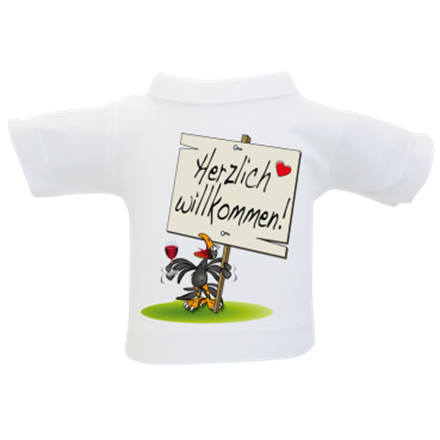Willkommen Mini-T-Shirt