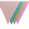 Wimpel Girlande Glitter bunt
