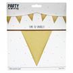 Wimpel Girlande Glitter gold | Bild 3