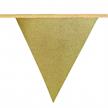 Wimpel Girlande Glitter gold | Bild 1