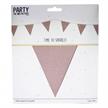 Wimpel Girlande Glitter roségold | Bild 3