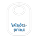 Windelprinz Babylatz - Textilfarbe weiss