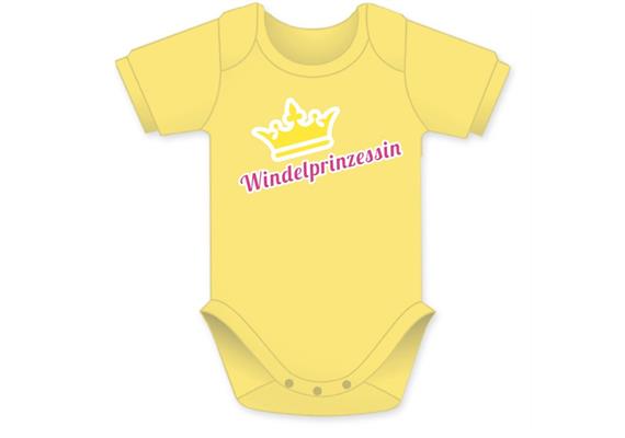 Windelprinzessin Krone Body - Grösse 74/80