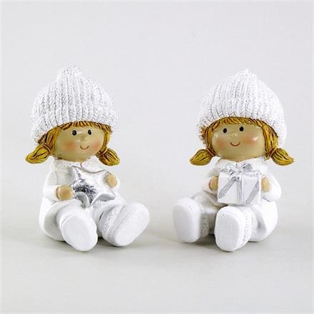 Winterkind sitzend (8 cm)