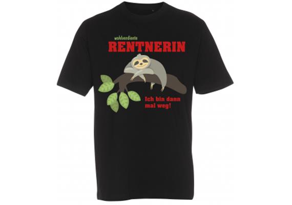 Wohlverdiente Rentnerin T-Shirt - L