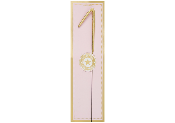 Wunderkerze gold Zahl 1