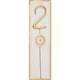 Wunderkerze gold Zahl 2