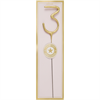 Wunderkerze gold Zahl 3