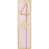 Wunderkerze gold Zahl 4