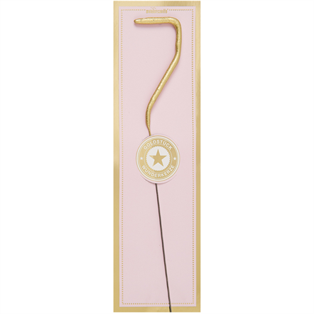 Wunderkerze gold Zahl 7