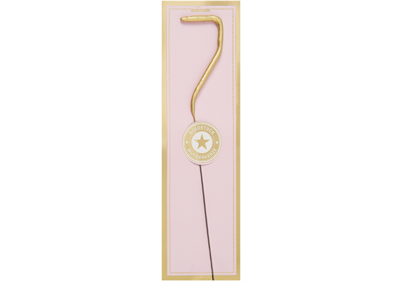 Wunderkerze gold Zahl 7