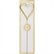 Wunderkerze Herz gold