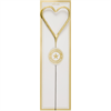 Wunderkerze Herz gold