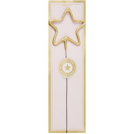 Wunderkerze Stern gold