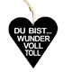 Wundervoll Holzschild schwarz