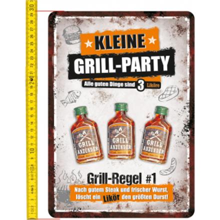 XL Schnapskarte Grillparty