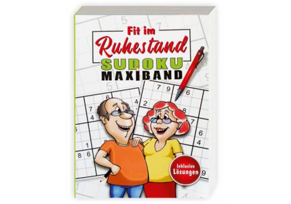 XL Sudoku Rätselblock Ruhestand