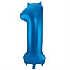 Zahlenballon 1 blau (86 cm)