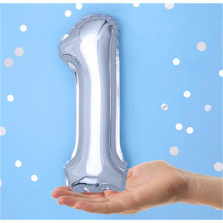 Zahlenballone 1 (36 cm, ohne Stab)