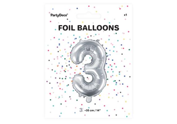 Zahlenballone 3 (36 cm, ohne Stab) | Bild 2