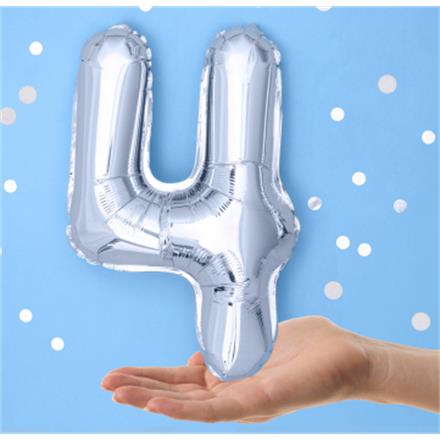 Zahlenballone 4 (36 cm, ohne Stab)