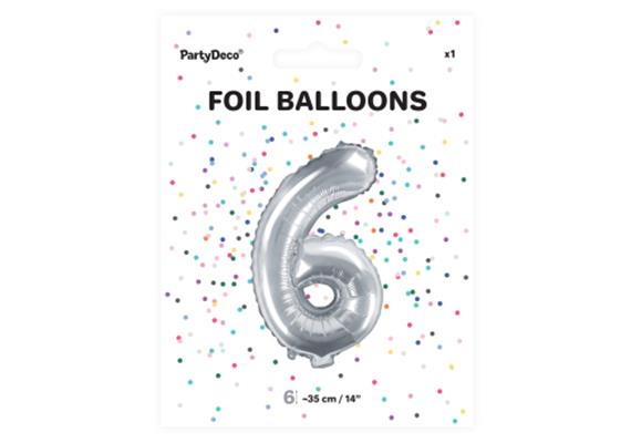 Zahlenballone 6 (36 cm, ohne Stab) | Bild 2