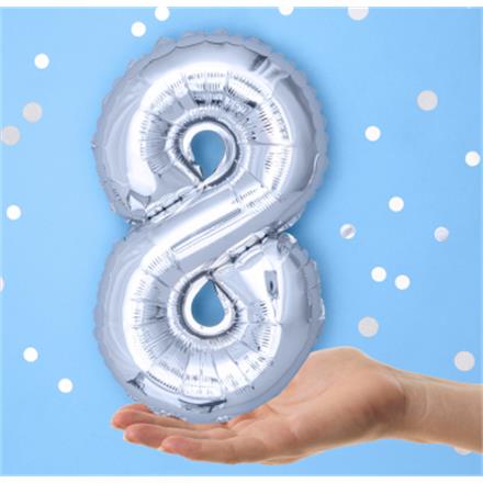 Zahlenballone 8 (36 cm, ohne Stab)