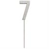 Zahlenstecker 7 Diamant Silber