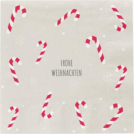 Zuckerstangen Serviette