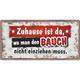 Zuhause Bauch Metallschild