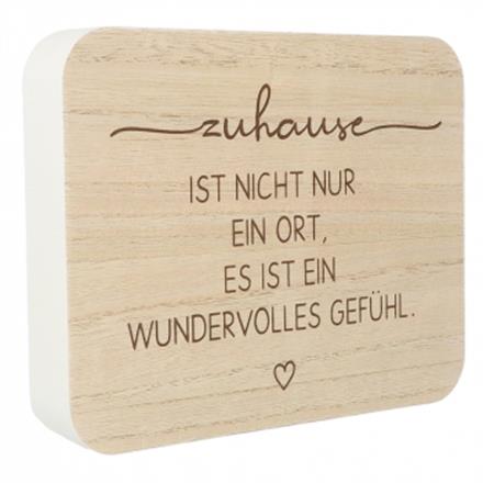 Zuhause Holzaufsteller (gross)