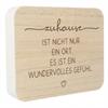 Zuhause Holzaufsteller (gross)