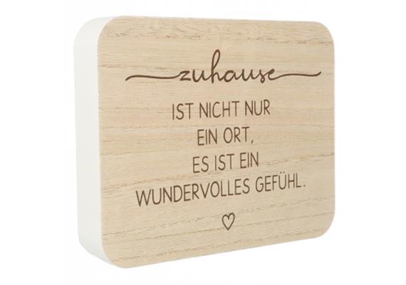 Zuhause Holzaufsteller (gross)