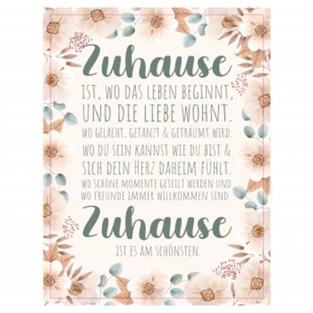 Zuhause Holzschild