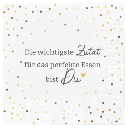 Zutat Serviette