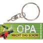 Preview: Bester Opa Heimwerker King. Der kleine Mini-Stabmeter mit dem lustigen Spruch. Ein praktischer Schlüsselanhänger für an jeden Schlüsselbund... nicht nur für den Handwerker. Das Meterli ist ausklappbar bis 50 cm. Optimal als Gesche